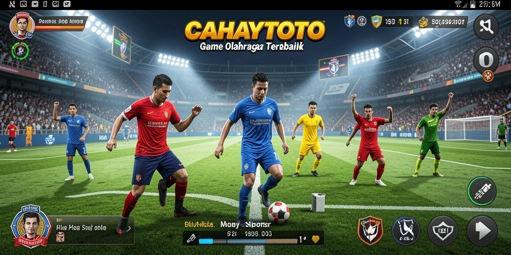 Tampilan aksi mendebarkan di lapangan olahraga CAHAYATOTO.