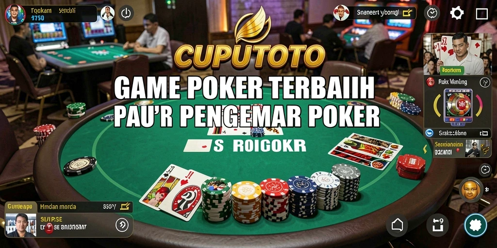 Gameplay CUPUTOTO dengan suasana Poker yang menegangkan.