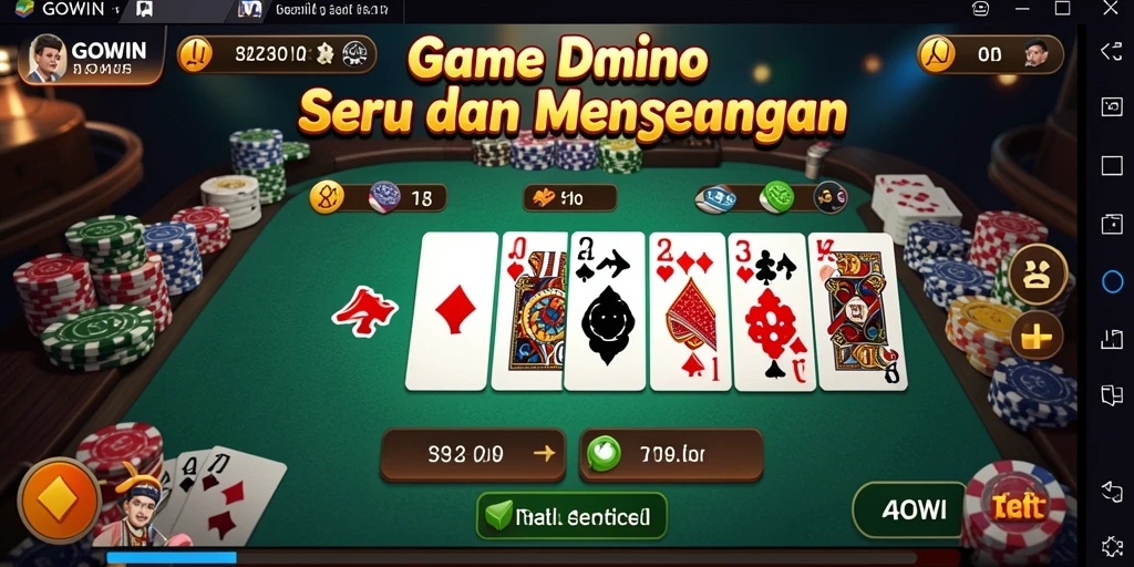 Tampilan gameplay GOWIN yang seru dan interaktif.