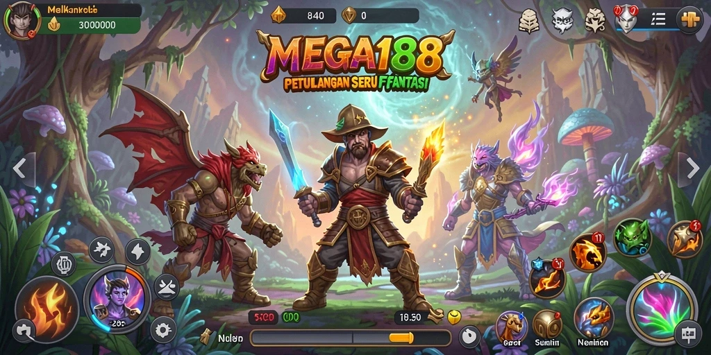 Gameplay MEGA188 yang penuh petualangan dan tantangan menanti Anda.