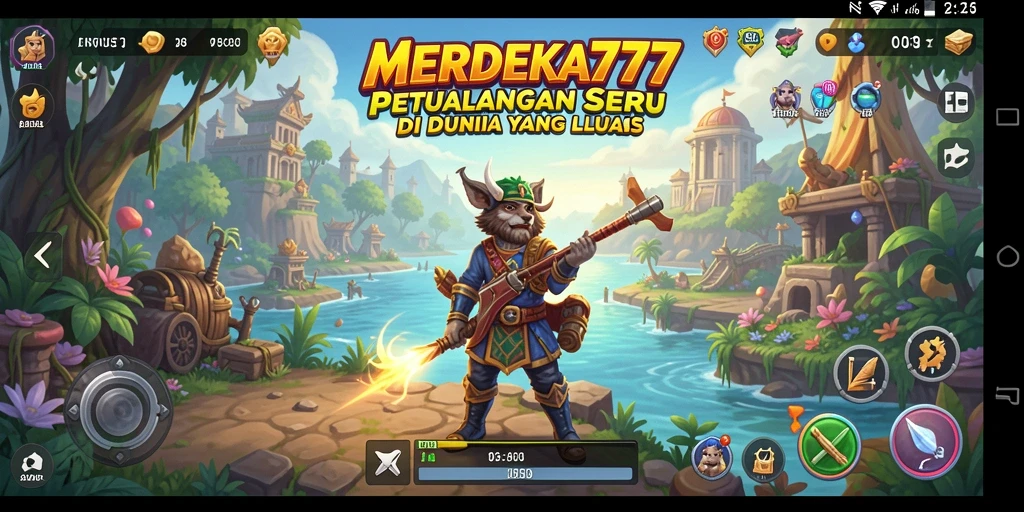 Gameplay seru dan menantang dalam MERDEKA777.