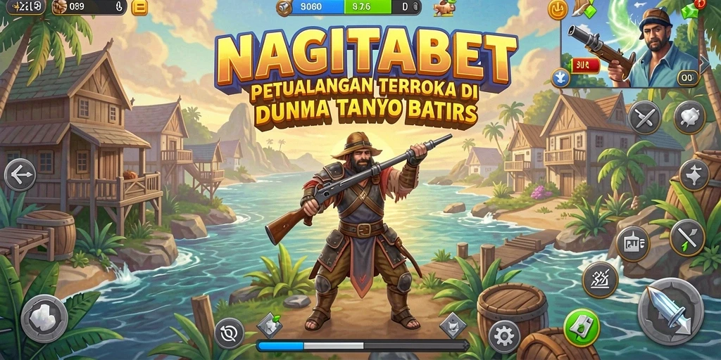 Screenshot menunjukkan keindahan dunia terbuka NAGITABET.