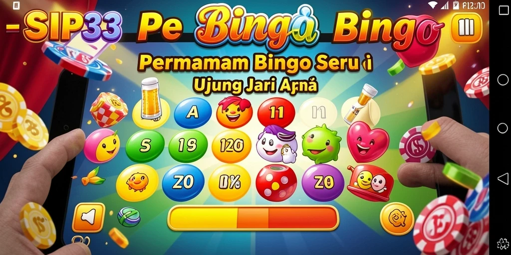 Tampilan gameplay Bingo di aplikasi SIP33 yang seru.